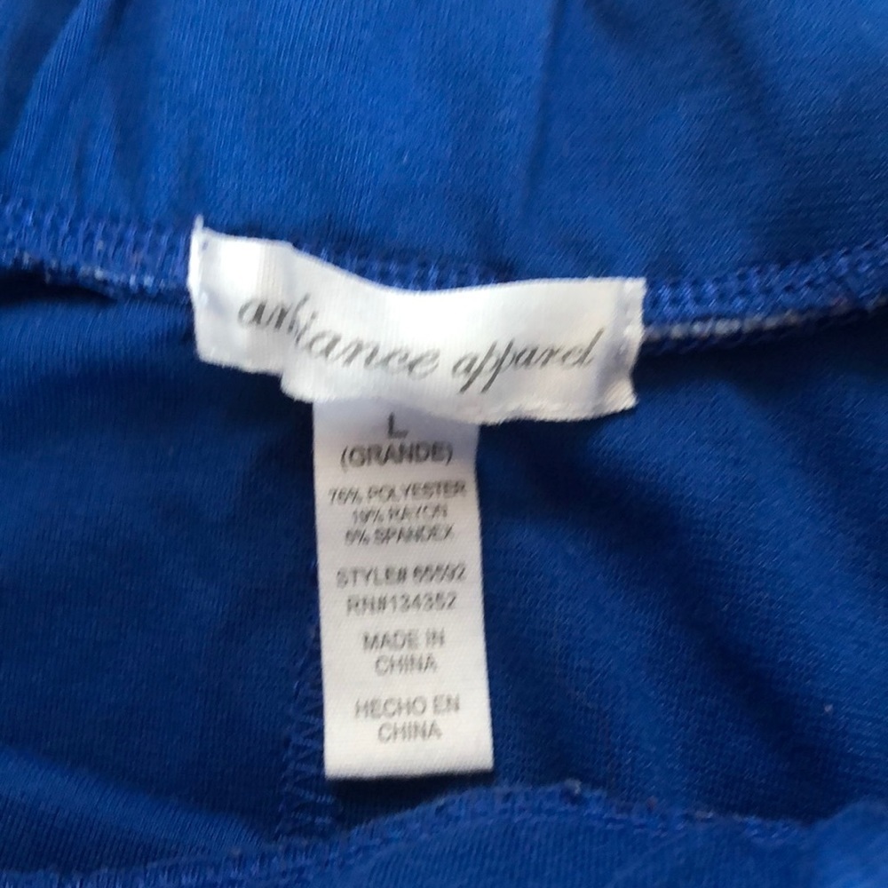 Royal Blue Mini Skirt (L) - Picture 2 of 3